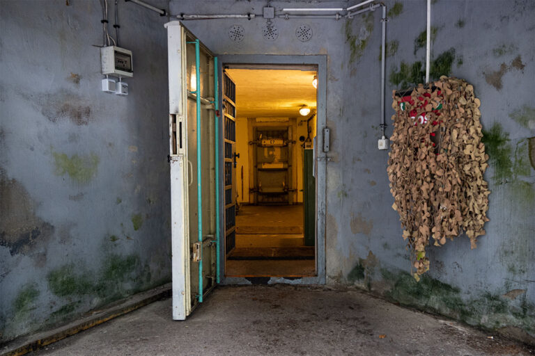 Eingang des Bunkermuseums Frauenwald